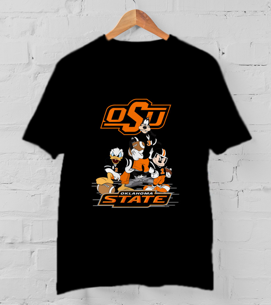 Osu Oklahoma State Football Characters T-Shirt