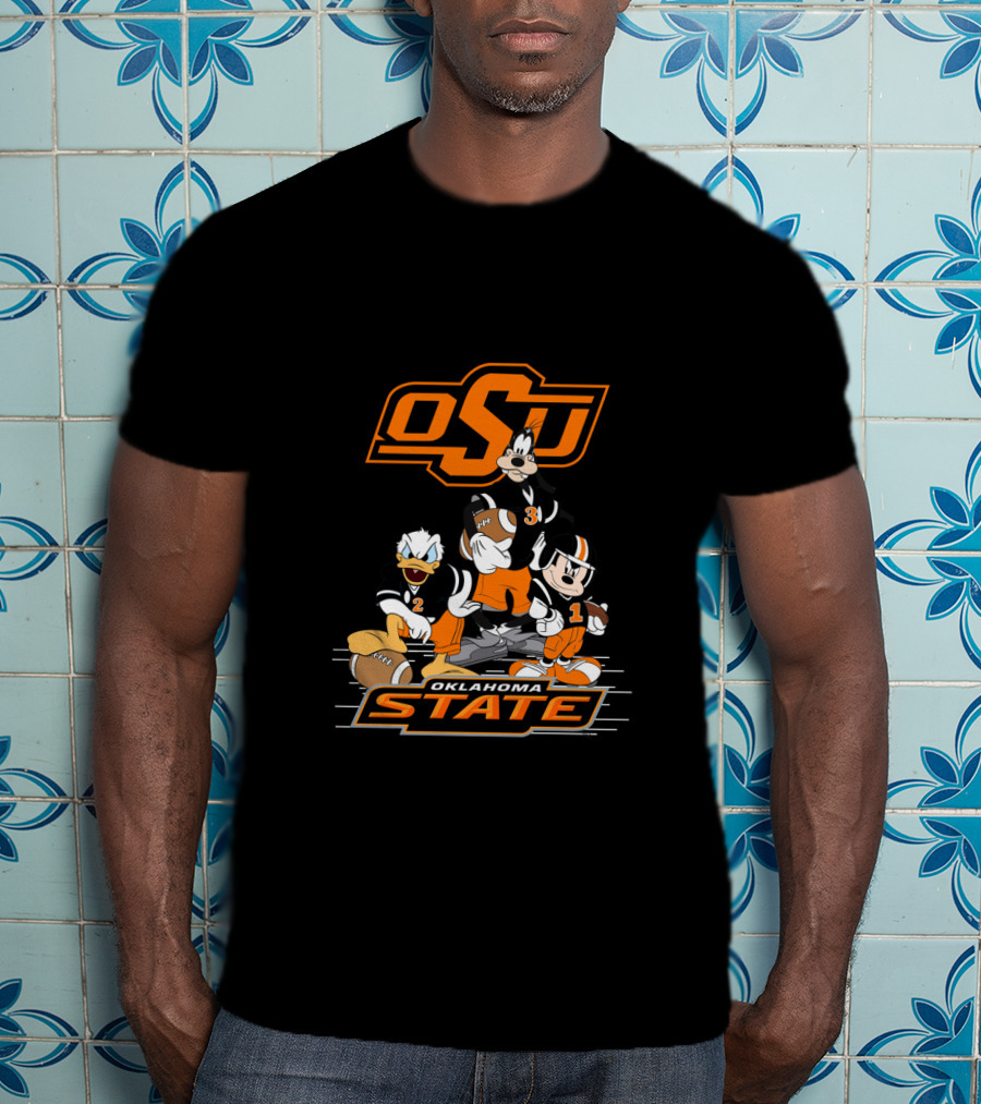 Osu Oklahoma State Football Characters T-Shirt