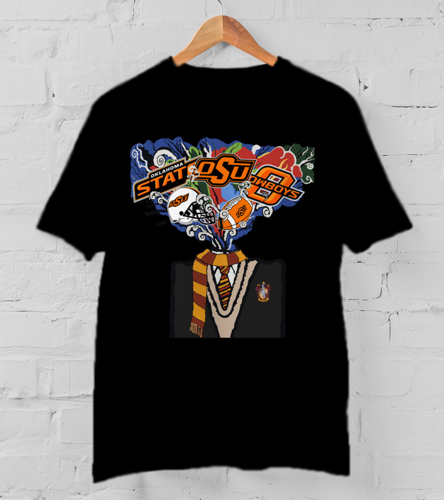 Oklahoma State Osu Cowboys Football Wizardry Fusion T-Shirt