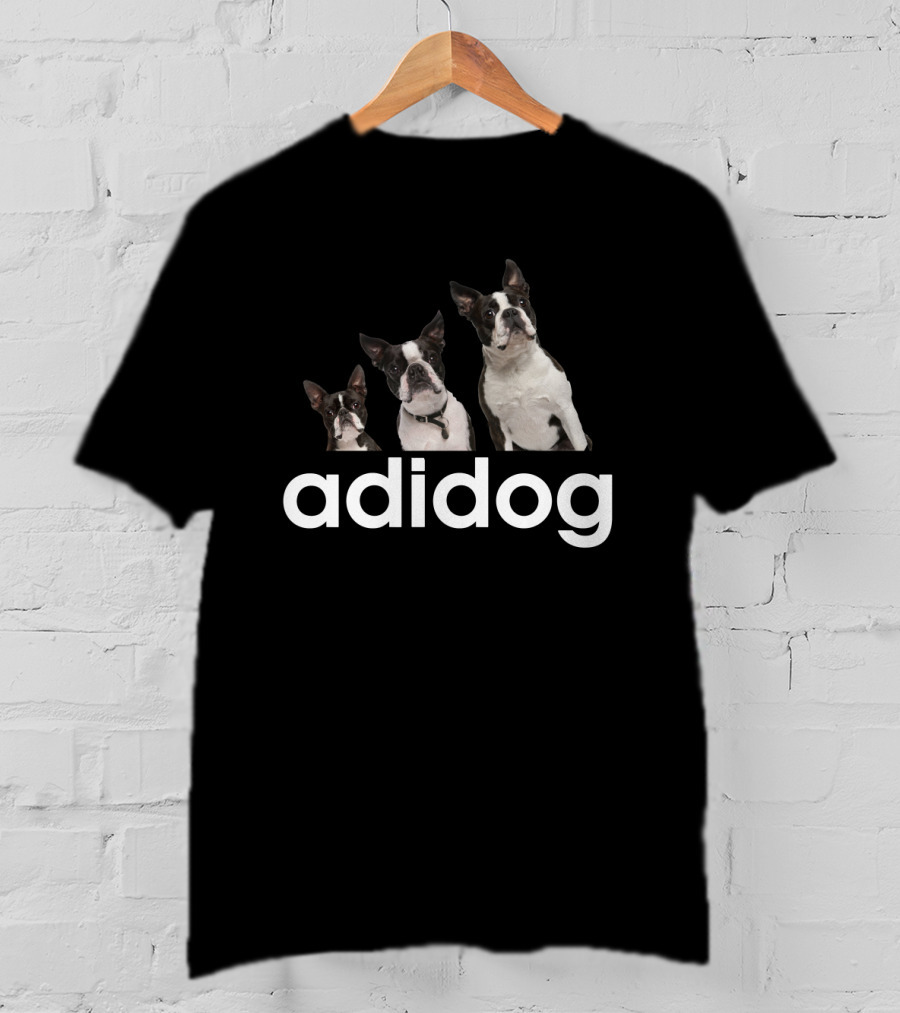 Adidog Boston Terriers Playful T-Shirt