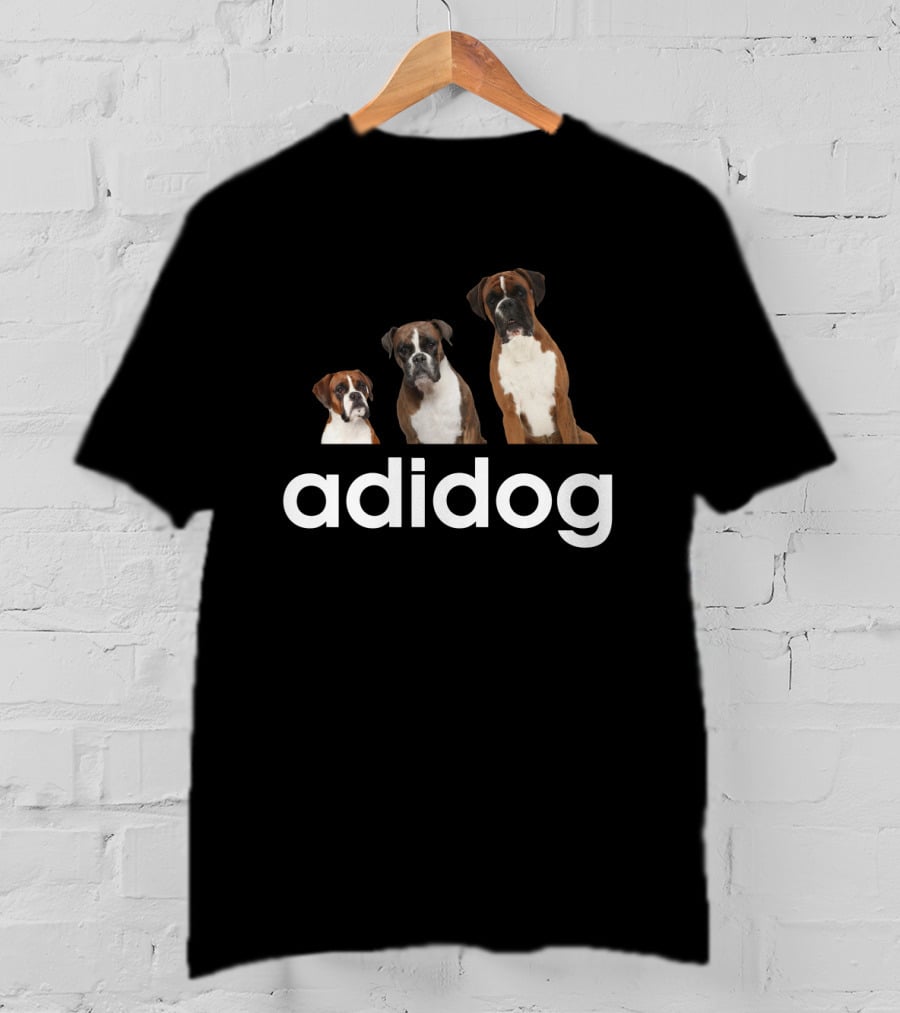 Adidog Boxer Dogs Trio T-Shirt