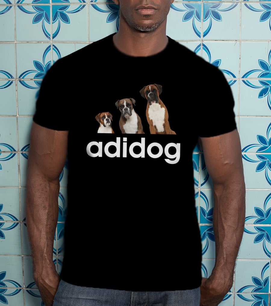 Adidog Boxer Dogs Trio T-Shirt