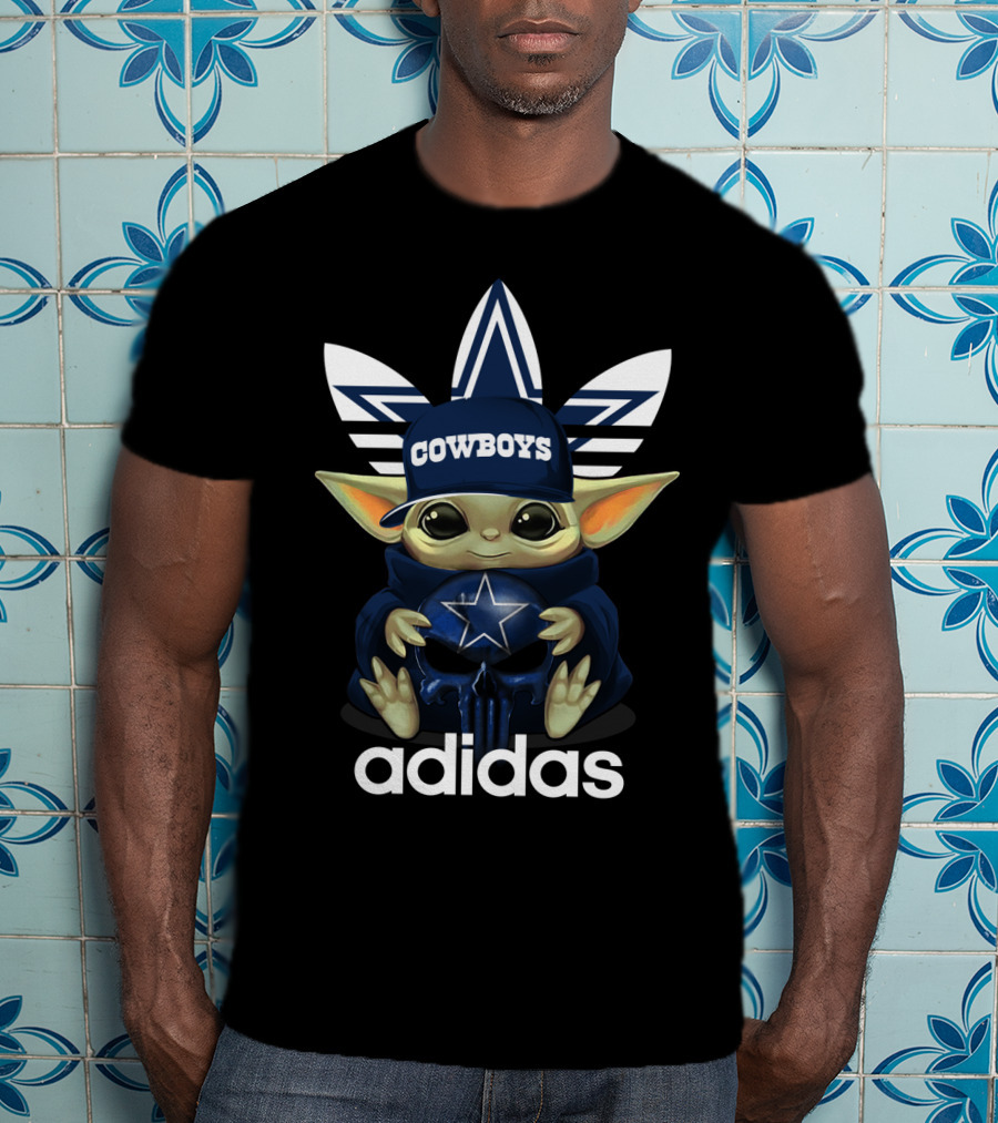 Yoda Cowboys Dallas Logo Star Wars Fan Merchandise T-Shirt