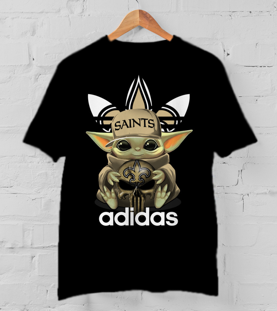 Saints Yoda 1 New Orleans Fleur-de-lis T-Shirt