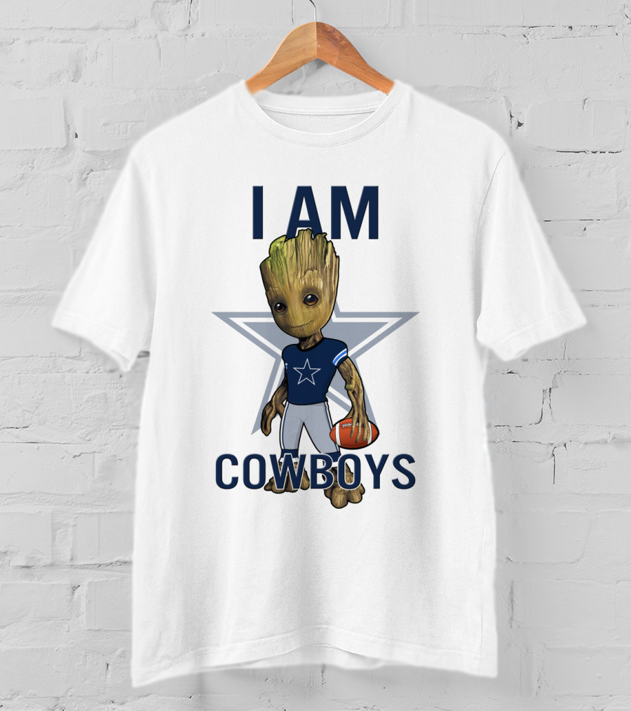 I Am Groot Cowboys Football Dallas Star T-Shirt