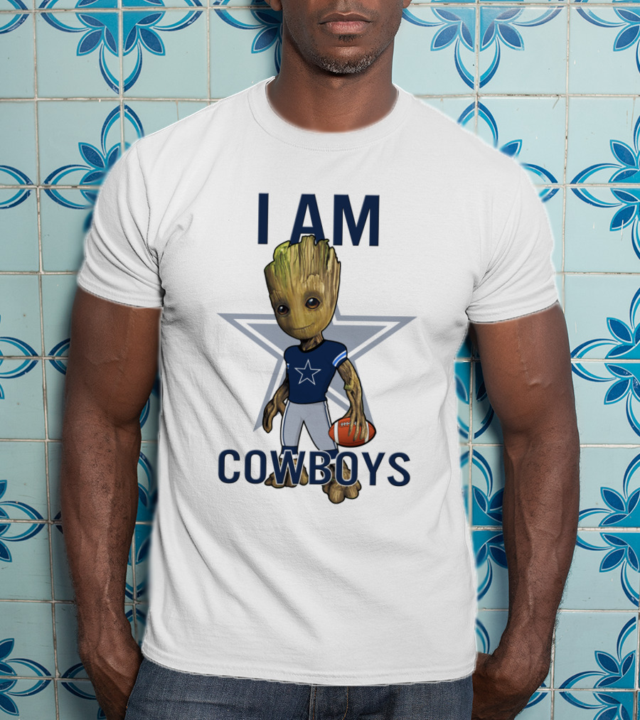 I Am Groot Cowboys Football Dallas Star T-Shirt