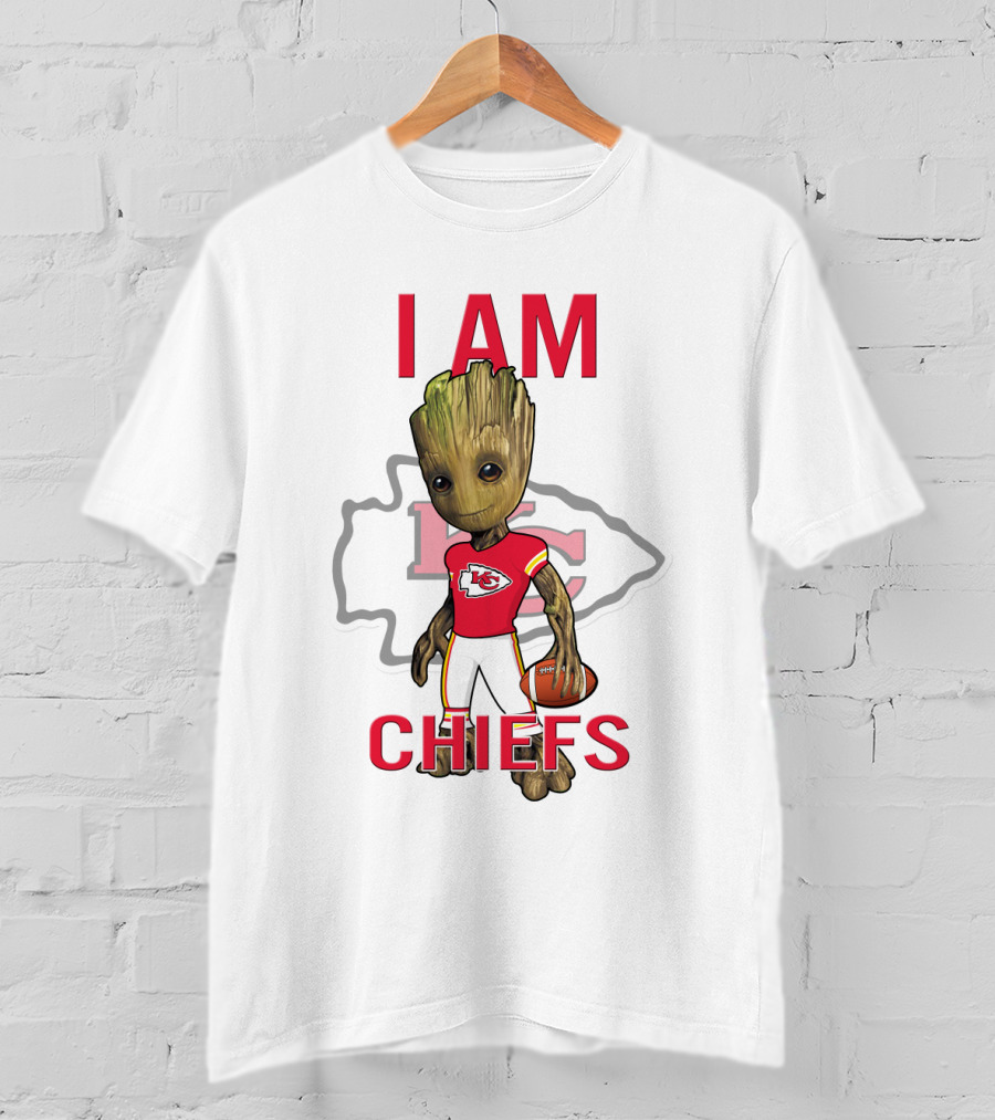 I Am Chiefs Groot Kansas City Chiefs T-Shirt
