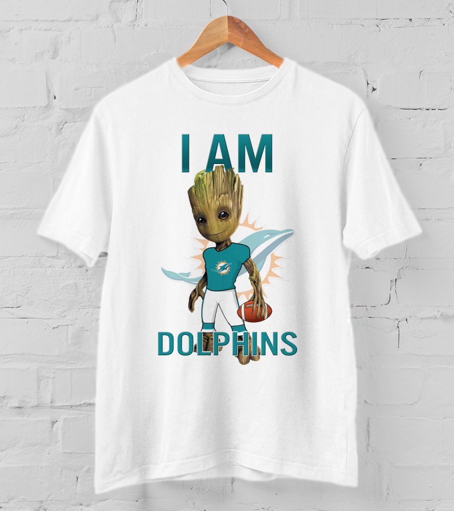 I Am Groot Dolphins T-Shirt