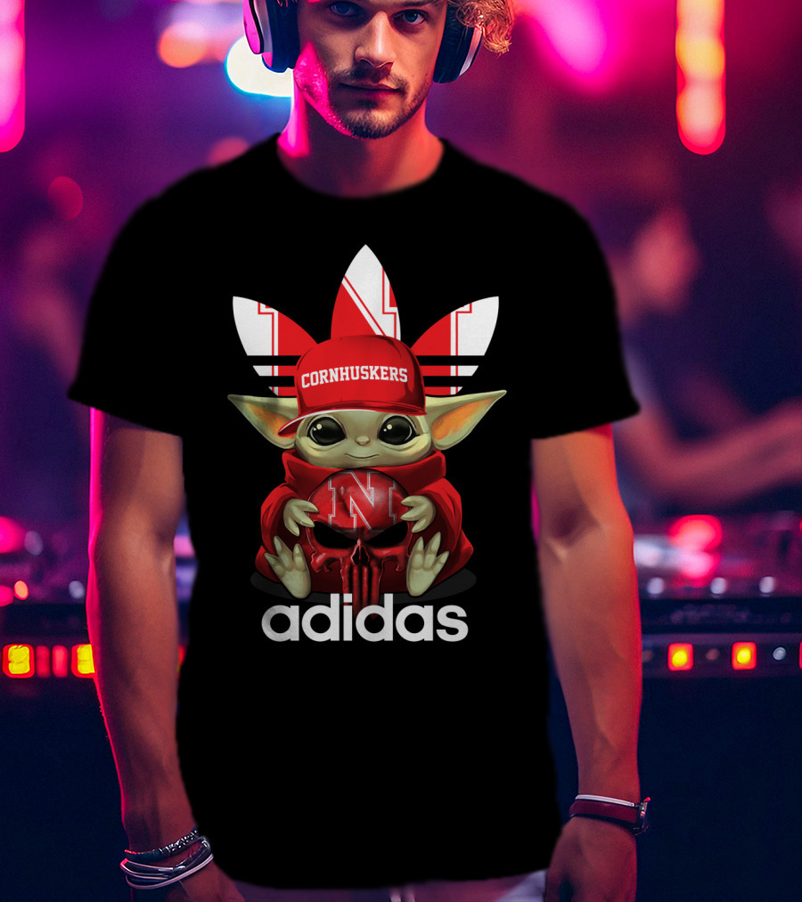 Cornhuskers Yoda Nebraska NCAA1 T-Shirt