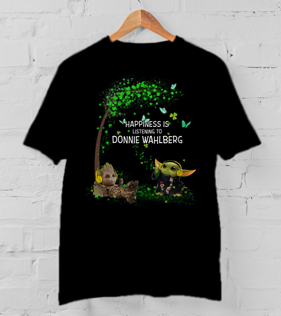 Happiness Is Listening To Donnie Wahlberg Yd 1 T-Shirt
