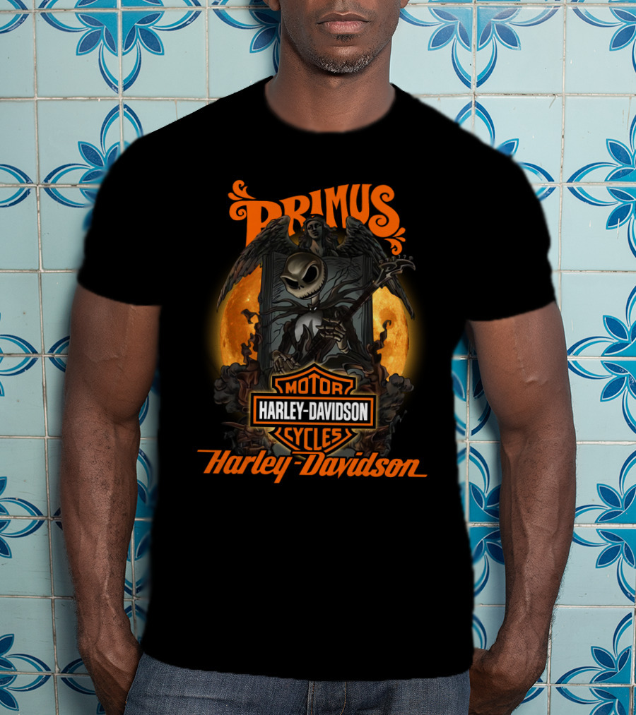 Primus Harley Davidson Motor Cycles 1212 Halo T-Shirt