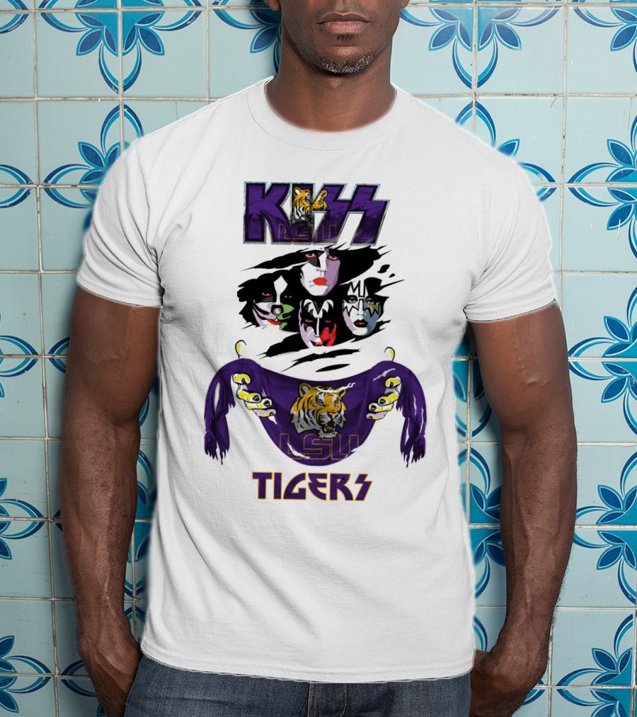 KISS LSU Tigers Ncaa Collaboration T-Shirt