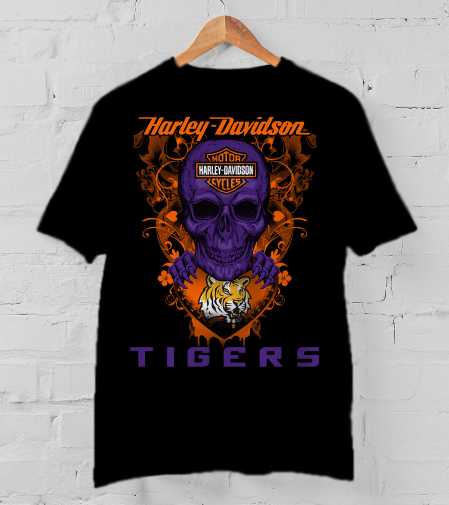 Harley Davidson Motor Ls Tigers T-Shirt