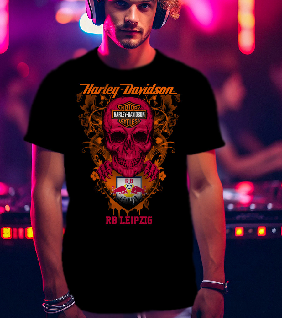 Harley Davidson Rb Leipzig Skull T-Shirt
