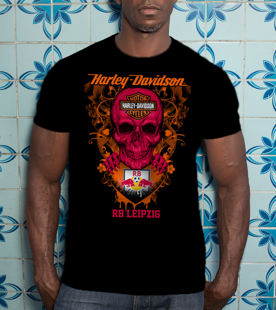 Harley Davidson Rb Leipzig Skull T-Shirt