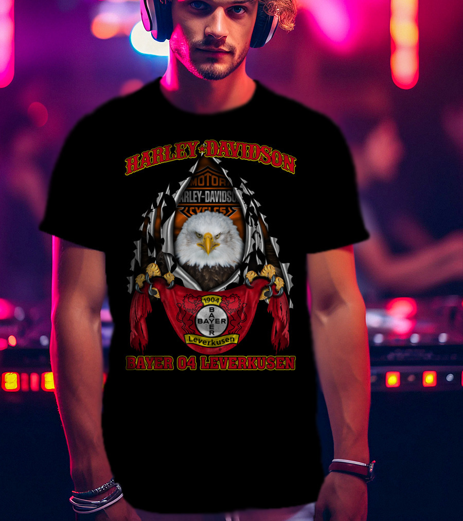 Harley Davidson Bayer 04 Leverkusen Eagle T-Shirt