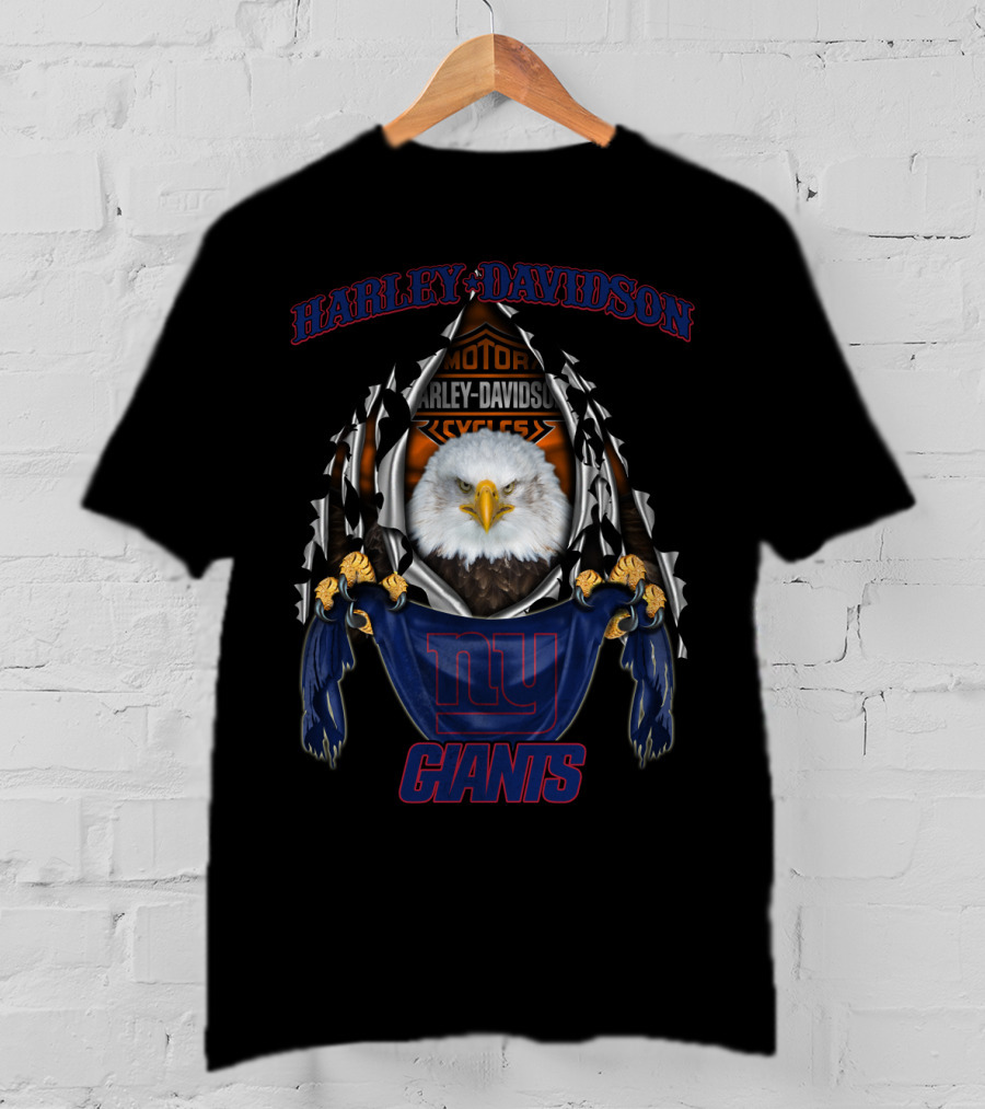 Harley Davidson Motorcycles Ny Giants T-Shirt