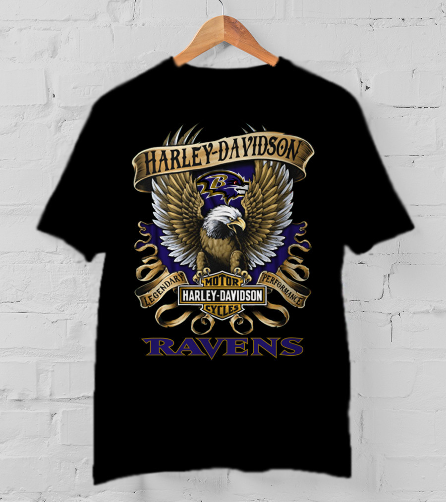 Harley Davidson Baltimore Ravens Legendary Performance T-Shirt