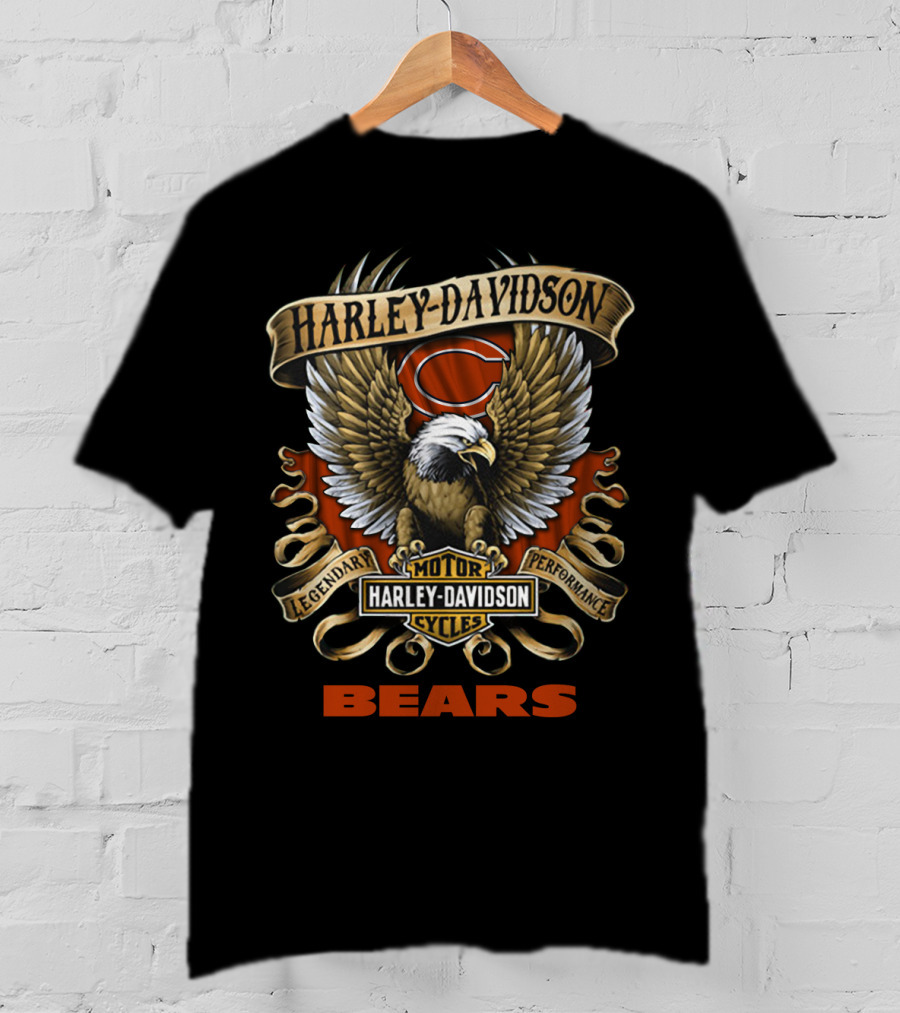 Harley Davidson Legendary Performance Bears T-Shirt