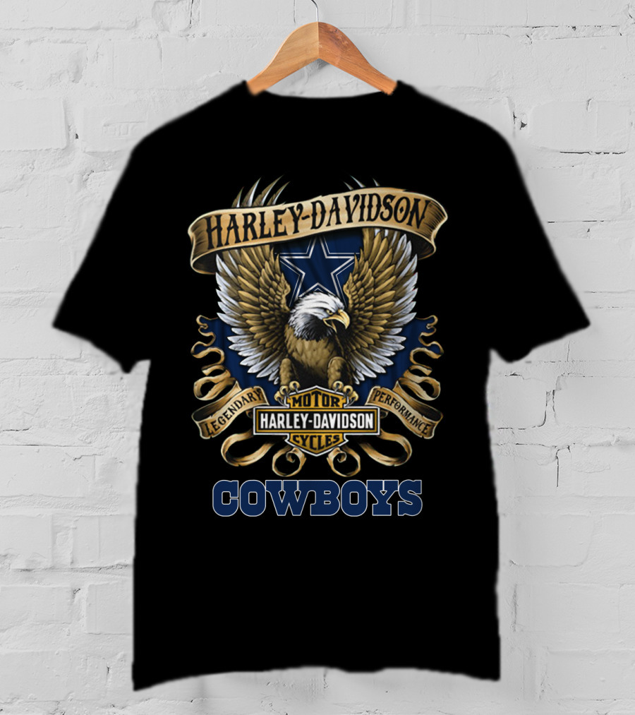 Harley Davidson Legendary Performance Cowboys Star 01.04 Dallas T-Shirt
