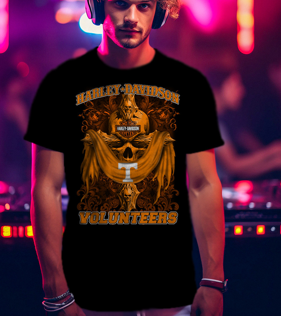 Harley Davidson Volunteers Tennessee Motorcycles T-Shirt