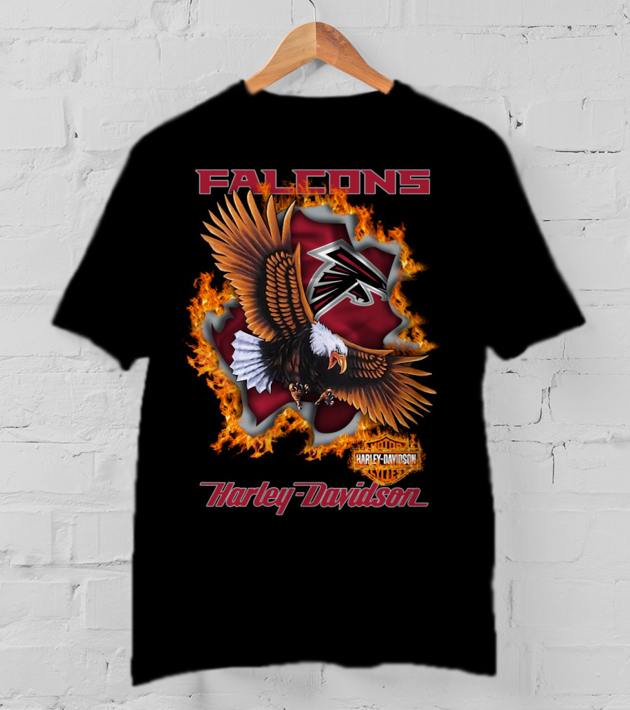 Falcons Harley Davidson Nfl 84 Atlanta T-Shirt