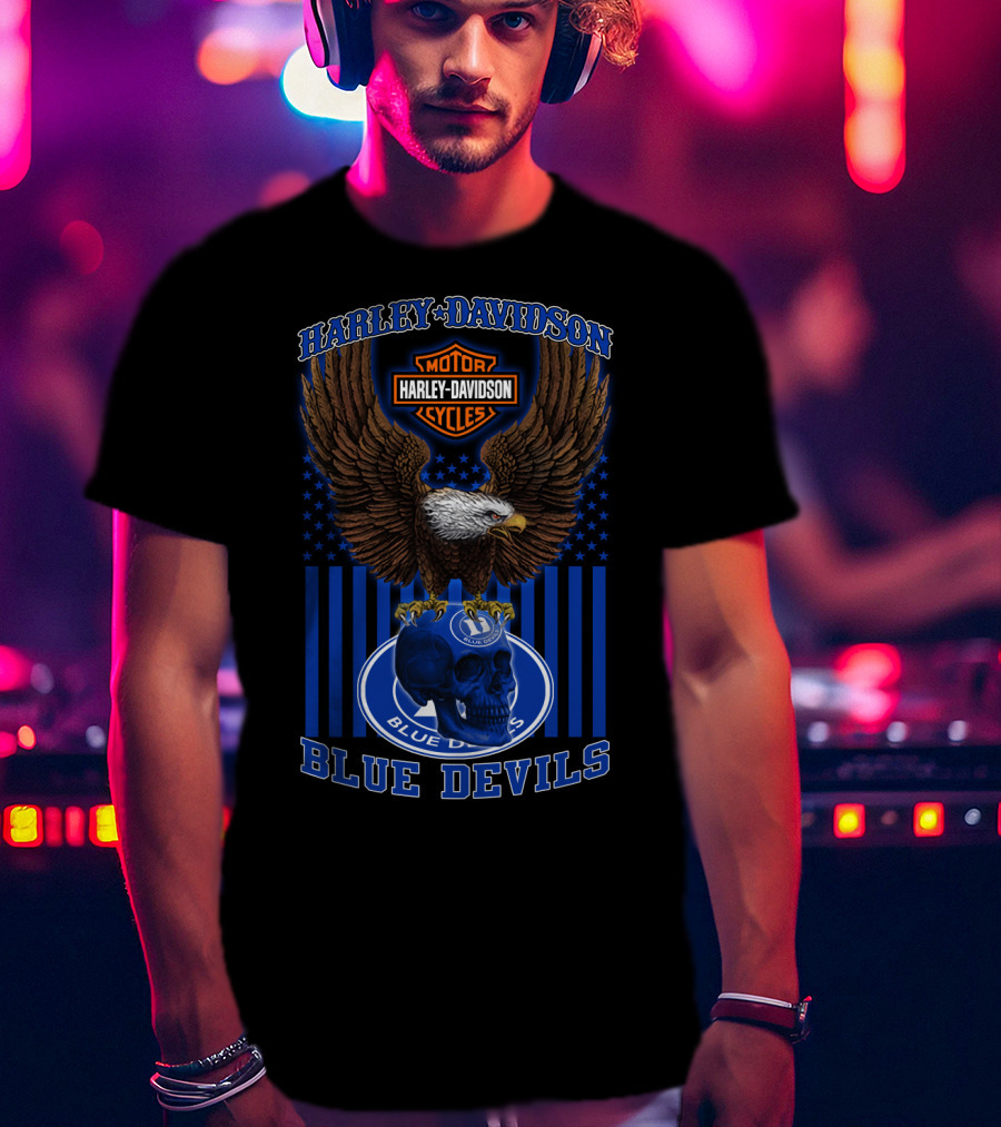 Harley Davidson Motorcycles Blue Devils Hd 04.21 T-Shirt