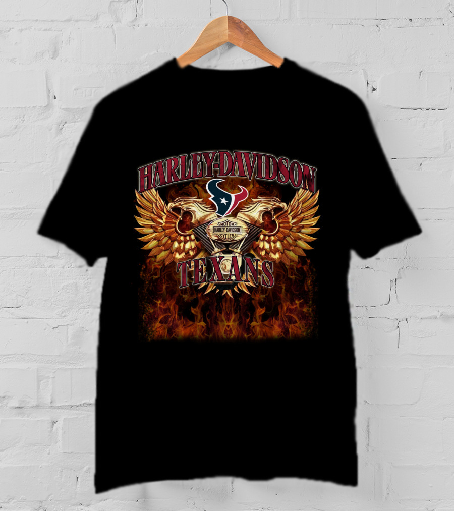 Harley Davidson Texans Houston Styles T-Shirt