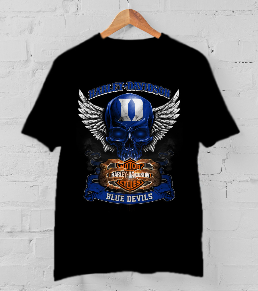 Harley Davidson Blue Devils Motorcycles Duke T-Shirt