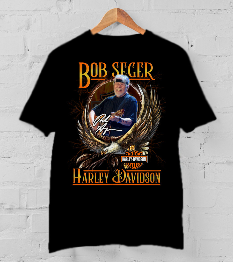 Bob Seger Harley Davidson Motor Cycles Hd198 T-Shirt