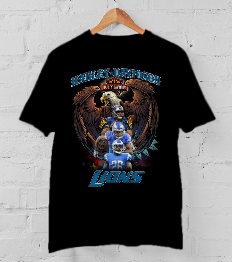 Harley Davidson Motor Lions Hd208 Detroit T-Shirt