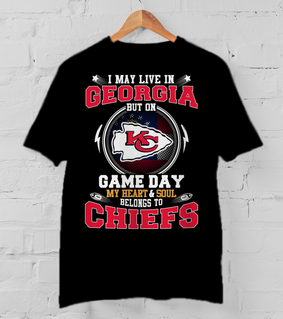 Georgia Residents Love Kansas City Chiefs Game Day T-Shirt
