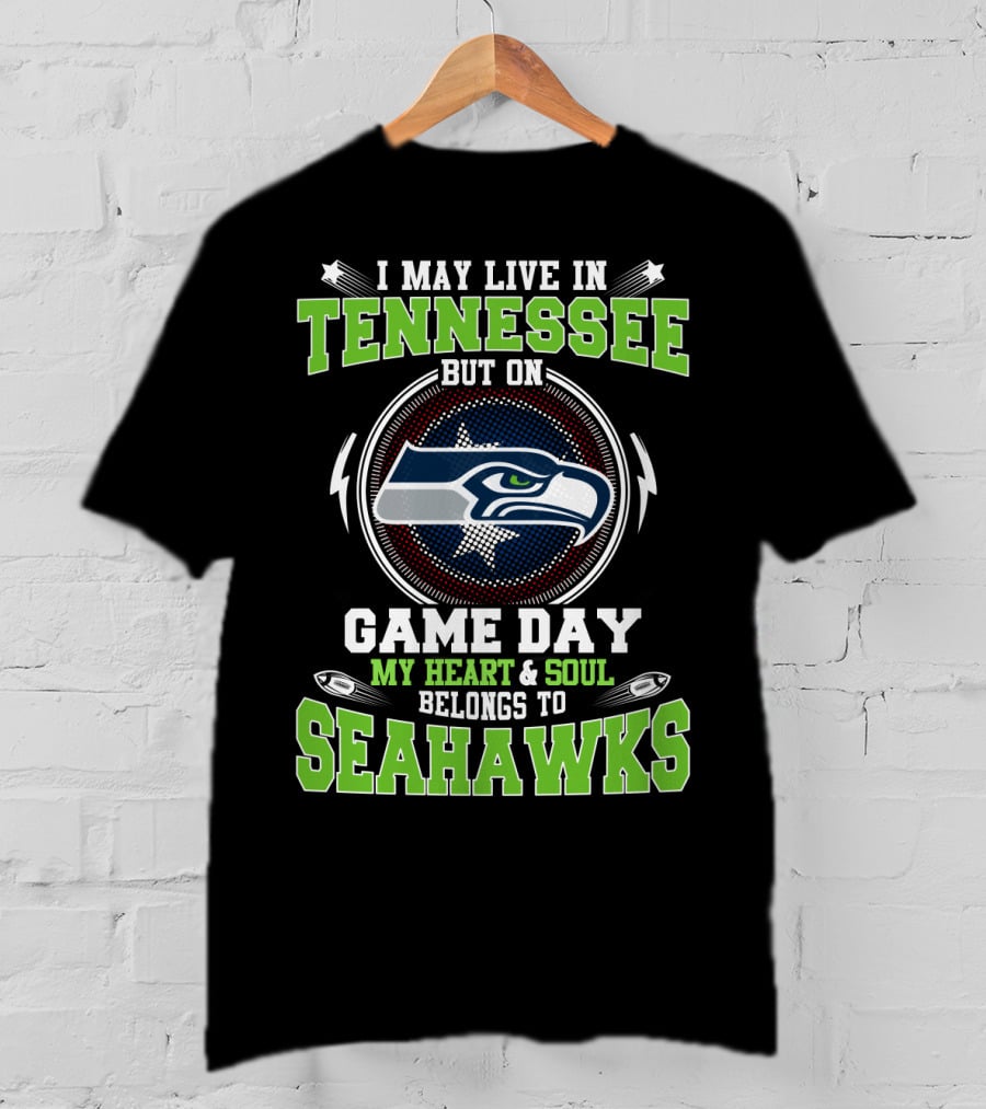 Tennessee Game Day Heart Soul Seahawks T-Shirt