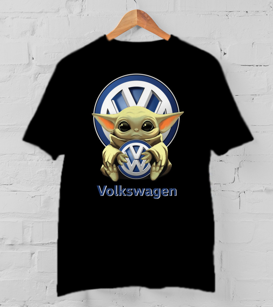 Volkswagen Baby Yoda Logo Embrace T-Shirt