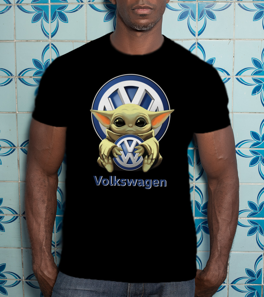 Volkswagen Baby Yoda Logo Embrace T-Shirt