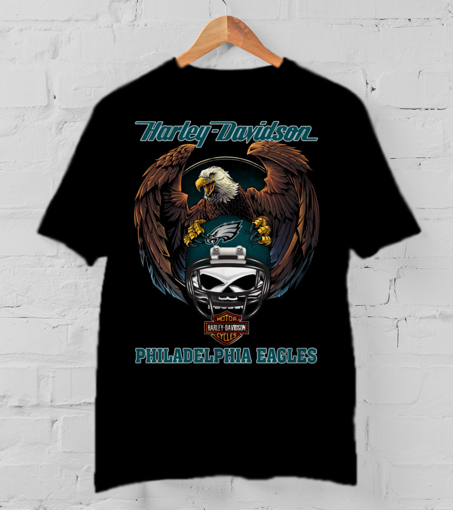 Harley Davidson Philadelphia Eagles Pe T-Shirt