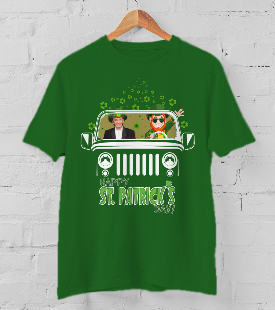 Happy St. Patrick's Day 51 Barry Manilow Jeep Ride T-Shirt