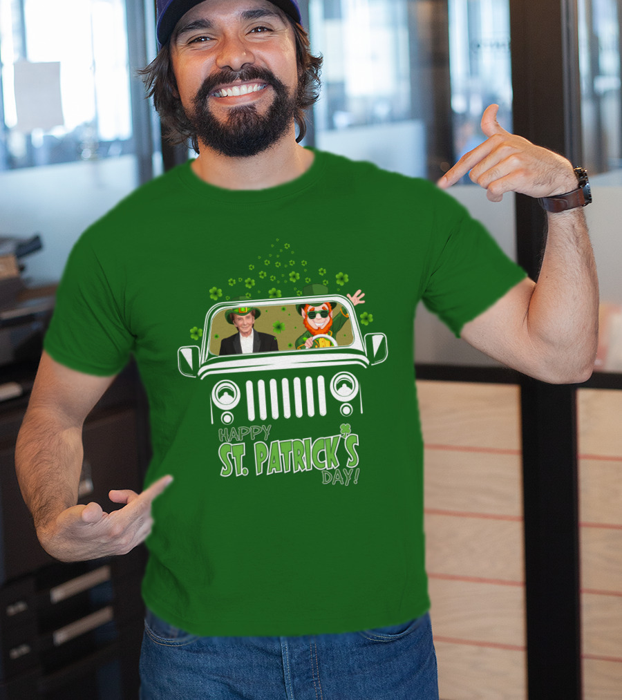Happy St. Patrick's Day 51 Barry Manilow Jeep Ride T-Shirt