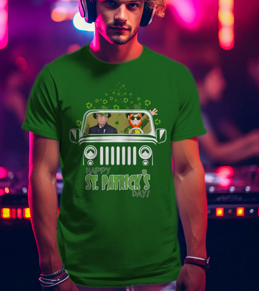 Eric Clapton Happy St. Patrick's Day 51 Jeep Green T-Shirt