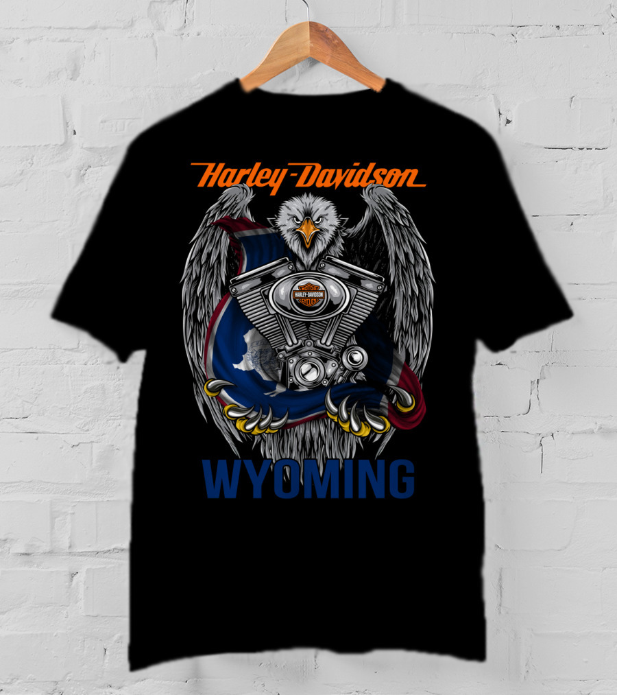 Harley Davidson Wyoming Eagle T-Shirt