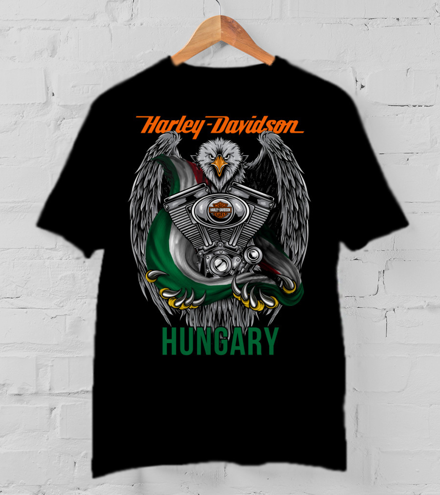 Harley Davidson Eagle Engine Hungary T-Shirt
