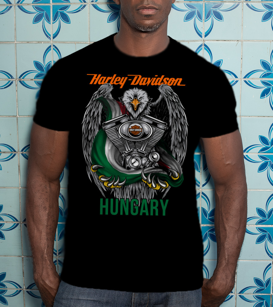 Harley Davidson Eagle Engine Hungary T-Shirt