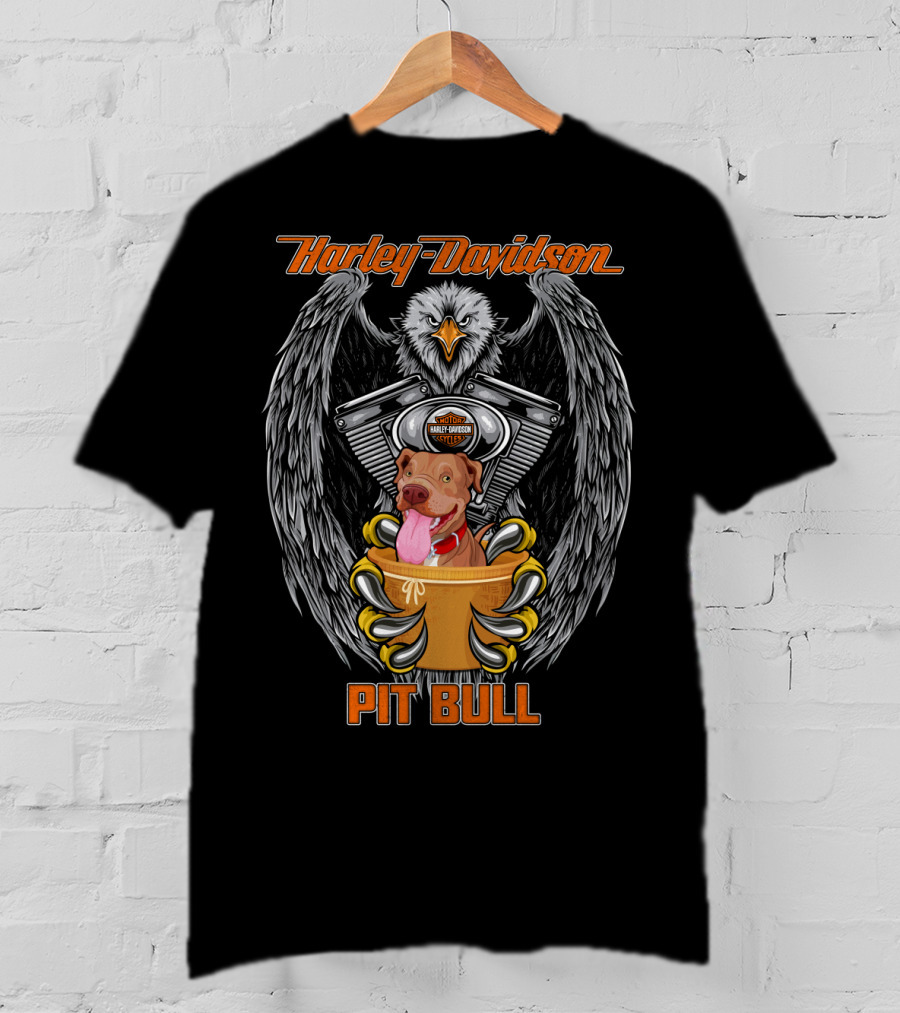 Harley Davidson Pit Bull Eagle T-Shirt