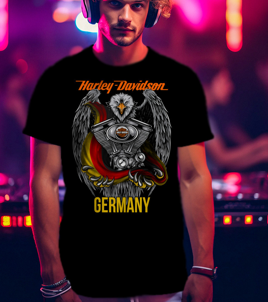 Harley Davidson Germany Eagle Engine T-Shirt