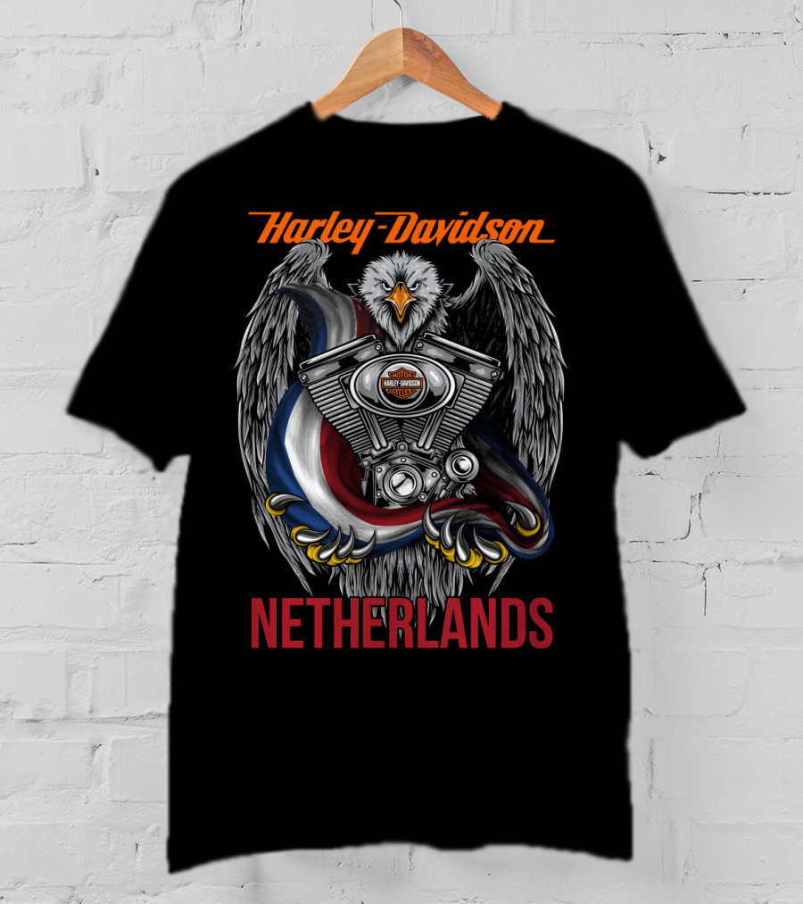 Harley Davidson Netherlands Eagle Engine T-Shirt