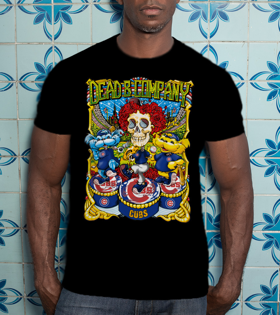 Dead & Company Cubs Mlb Collaboration T-Shirt