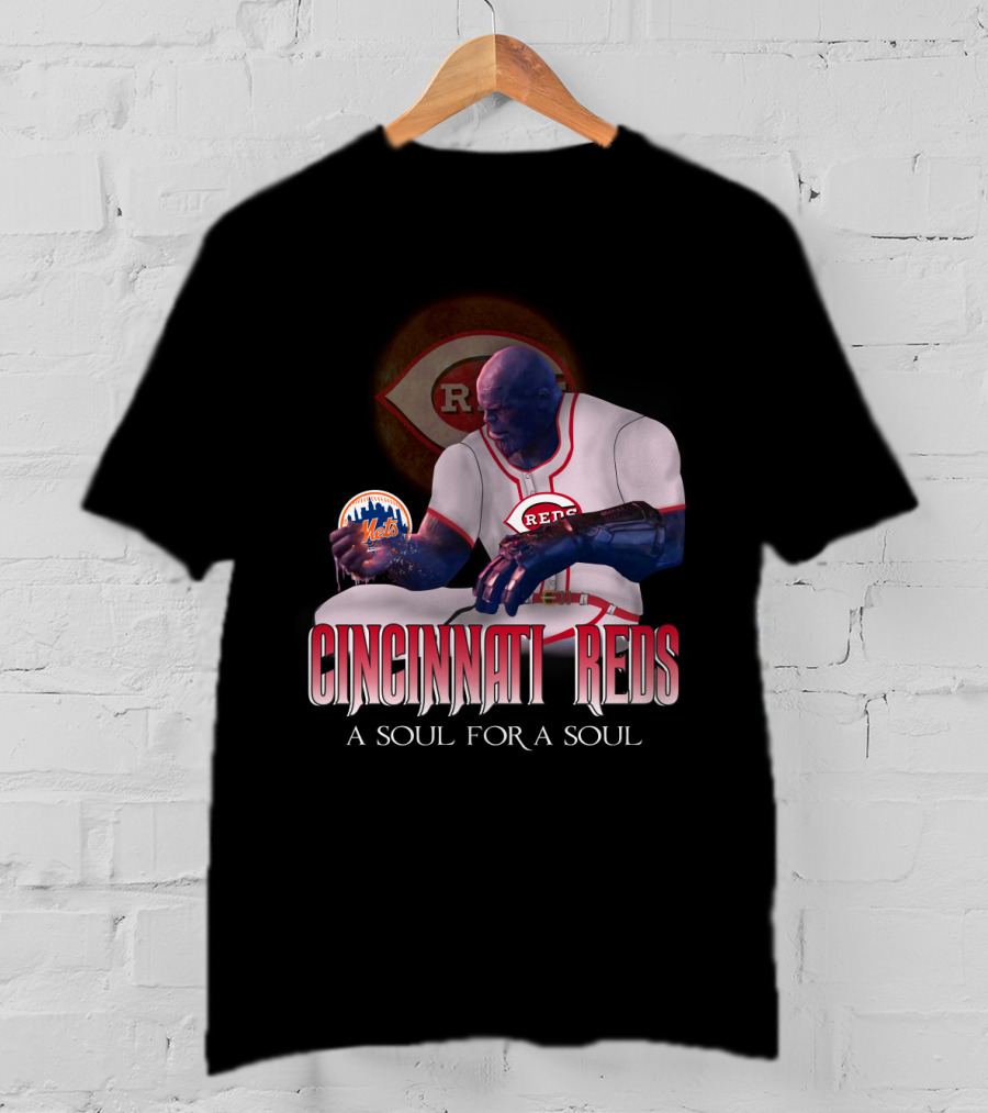 Cincinnati Reds A Soul For A Soul Mets T-Shirt