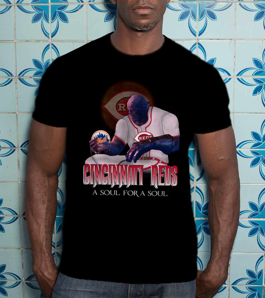 Cincinnati Reds A Soul For A Soul Mets T-Shirt
