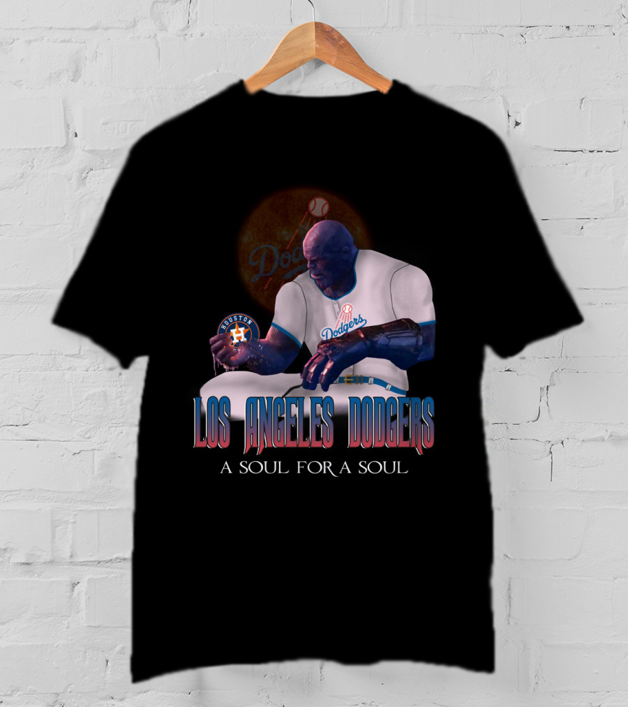 Los Angeles Dodgers A Soul For A Soul Dodgers Astros T-Shirt