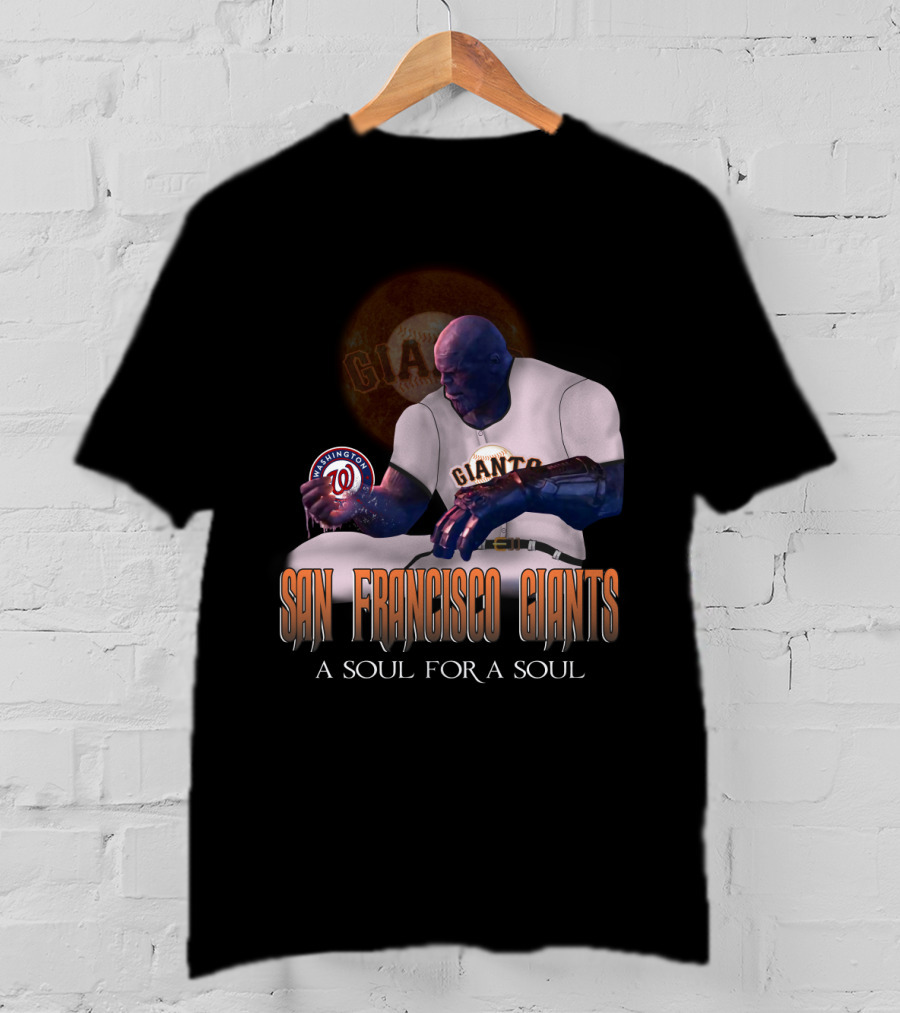 San Francisco Giants A Soul For A Soul Giants Logo Washington 70 T-Shirt